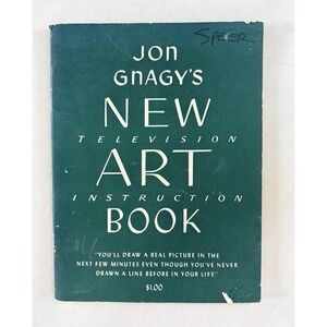 Vintage 1950 Jon Gnagy New‎ Art Book Television Instruction Learn To Draw Guide